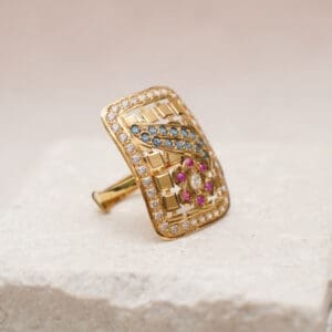 22Kt Yellow Gold Adjustable Ring RL22/1963