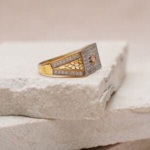 18Kt Yellow Gold Men's Ring RG18/99 18Kt Yellow Gold Men's Ring RG18/99