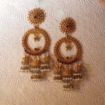 22Kt Gold Hoop Jhumka CB22/4