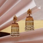 22kt Gold Pearl Jhumka JH22/154