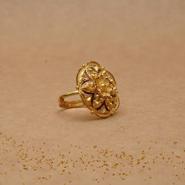 22Kt Yellow Gold Ring for Wedding RL22/2377