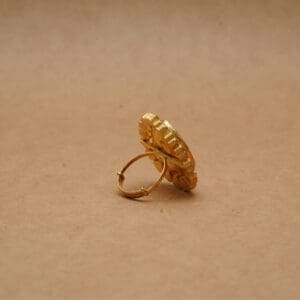 22Kt Gold Polki Adjustable Ring RL22/2319