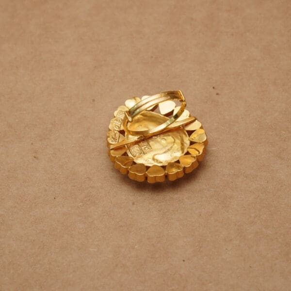 22Kt Gold Polki Adjustable Ring RL22/2319