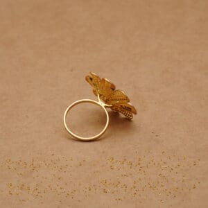 22Kt Yellow Gold Flower Ring RL22/1947
