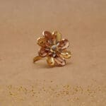 22Kt Yellow Gold Flower Ring RL22/1947 22Kt Yellow Gold Flower Ring RL22/1947
