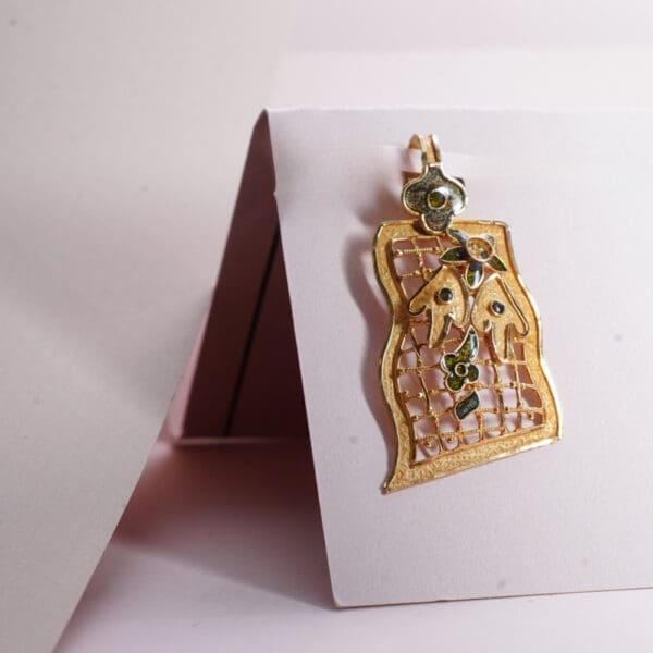 18Kt Yellow Gold Pendant For Her LC18/293