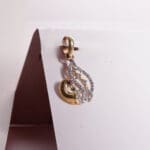 18 Kt Yellow Gold with Diamond Pendant LC18/333
