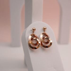 18Kt Gold Itelian Minimal Trending Earrings ER18/781