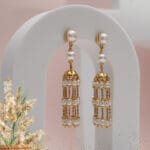 22Kt Gold Pearl Jhumka Earrings for Women ER22/12 | Bridal and Festive Wear