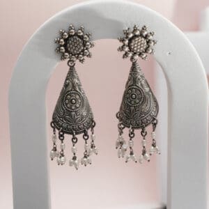925 Silver Oxidised Earrings ERSS/127