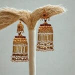 22kt Gold Pearl Jhumka JH22/154