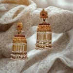 22kt Gold Pearl Jhumka JH22/154