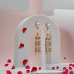 22Kt Gold Pearl Jhumka Earrings for Women ER22/12 | Bridal and Festive Wear