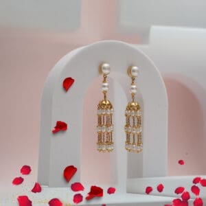22Kt Gold Pearl Jhumka Earrings for Women ER22/12 | Bridal and Festive Wear 22Kt Gold Pearl Jhumka Earrings for Women ER22/12 | Bridal and Festive Wear