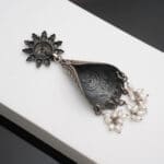 925 Silver Oxidised Earrings ERSS/127