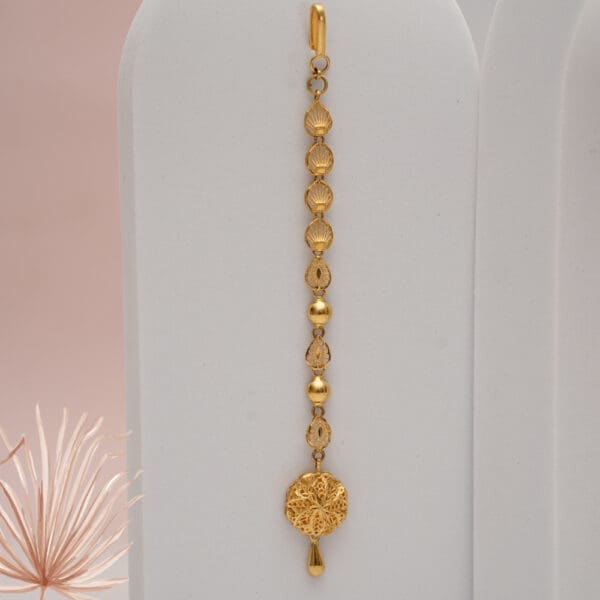 22Kt Gold Yellow Maang Teeka TK22/9
